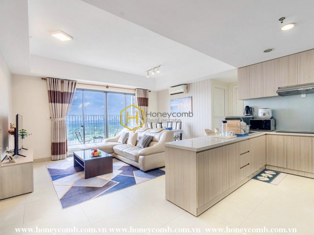 Căn hộ đầy đủ nội thất với thiết kế ấn tượng cho thuê tại Masteri Thảo Điền