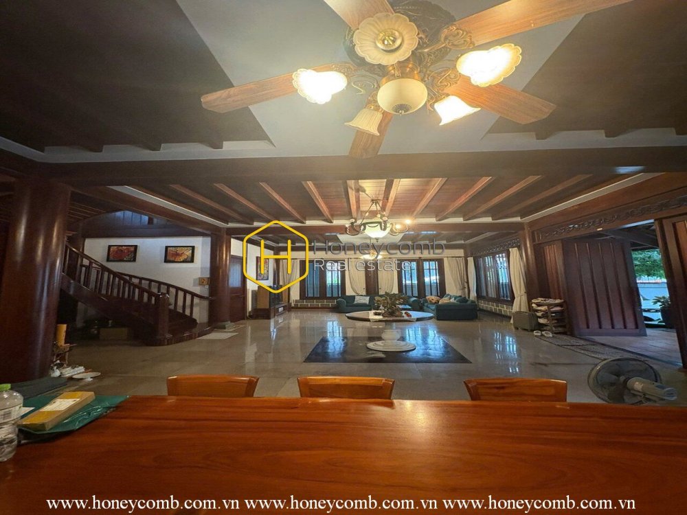 Villa bài trí ấm cúng và hiện đại cho thuê tại Thao Dien