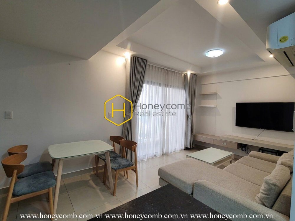 Two bedrooms aparmtment for rent with river view in Masteri Thao Dien