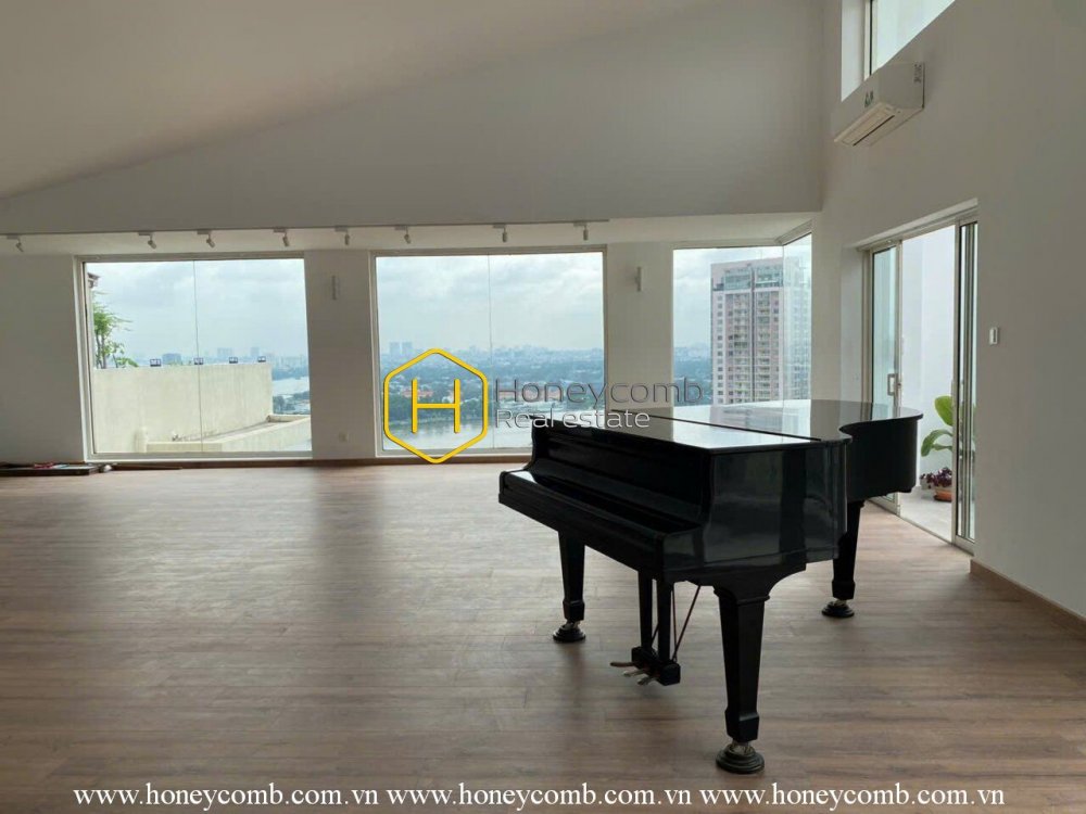 Cảm nhận những phút giây thư giãn trong căn hộ penthouse đầy sáng tạo và tráng lệ tại River Garden