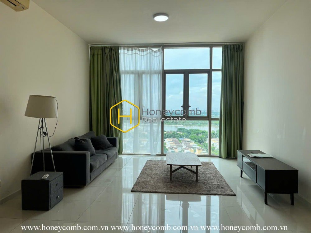 Nắng ngập tràn trong căn hộ không nội thất ở The Vista