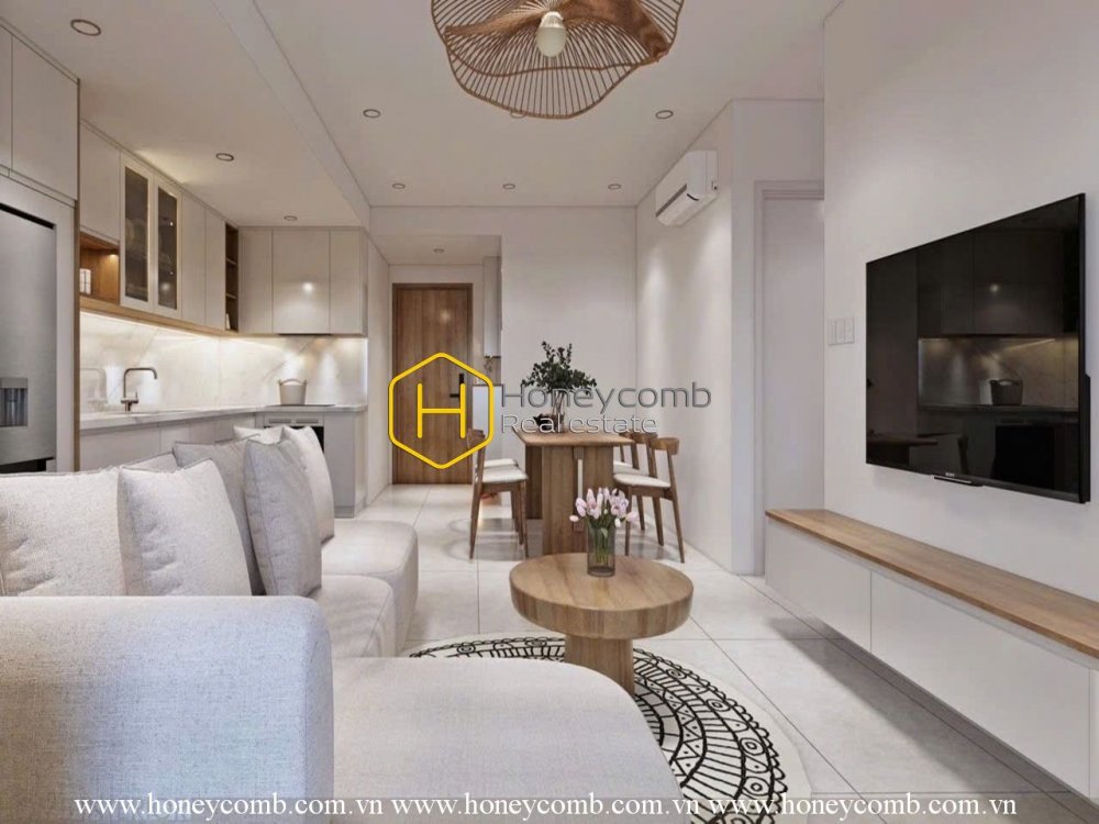 Bright & Well-organised apartment for rent in Masteri Thao Dien