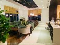 High floor 3 bedrooms penthouse with no furnished in Masteri Thao Dien