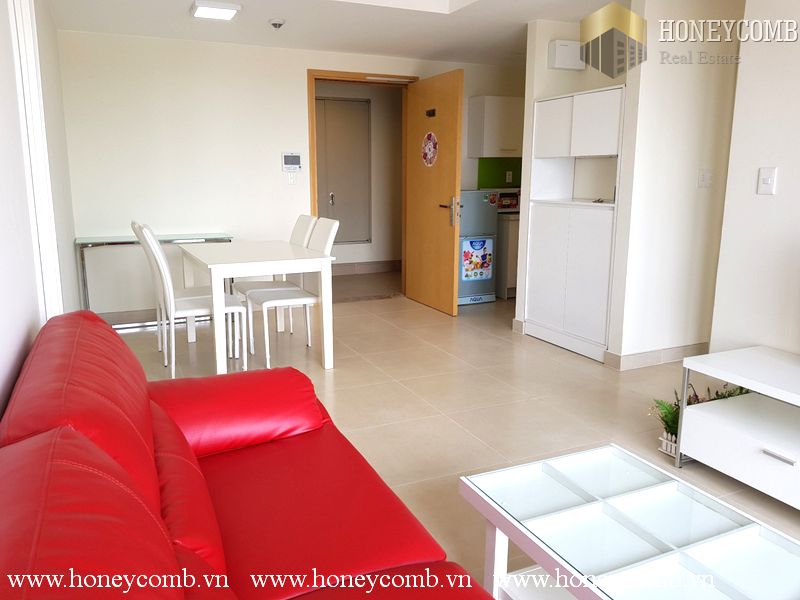 Căn hộ 2 phòng ngủ giá tốt, nội thất đầy đủ và nhìn ra sông cho thuê tại Masteri Thảo Điền