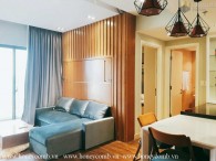 Căn hộ 2 phòng ngủ lầu cao, tầm nhìn ra thành phố cho thuê tại Masteri Thảo Điền