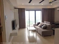 Three bedrooms apartment with high floor and open kitchen in Masteri Thao Dien for rent