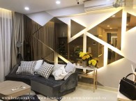 Two bedrooms apartment with luxury interior design in Masteri Thao Dien for rent