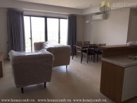 Three beds apartment river view and close kitchen in Masteri for rent