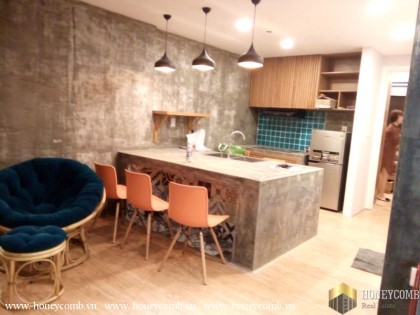 Modern furniture and river view apartment for rent in Masteri Thao Dien