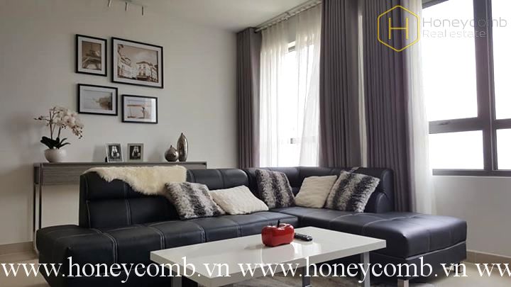 Căn hộ 3 phòng ngủ tại Masteri Thảo Điền với tầm nhìn sông cho thuê