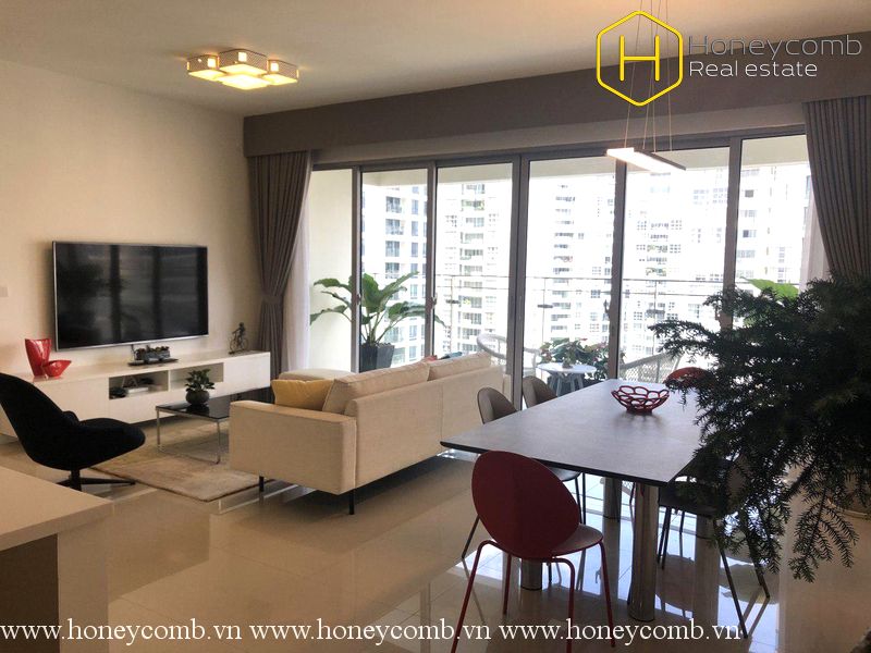 Căn hộ 3 phòng ngủ tại The Estella Heights với nội thất đẹp cho thuê