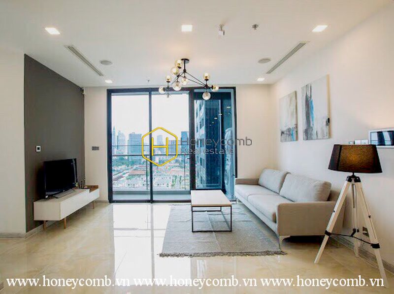 The open designed apartment evokes the fresh lifestyle in Vinhomes Golden River ! Ready to move-in !