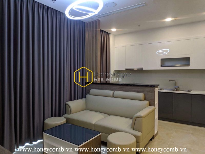 Căn hộ cực kì ấn tượng được thiết kế theo phong cách hiện đại & phong cách tại Vinhomes Golden River cho thuê