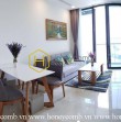 This 2 bedrooms apartment is suitable for the person who loves the way of breaking in Vinhomes Golden River