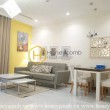 Simple decorated with 1 bedroom apartment in Vinhomes Central Park for rent