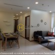 Comtemporary design apartment with neutral color interiors for rent in Vinhomes Central Park