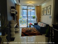The shiny apartment in Vinhomes Central Park – Superb location . For lease now