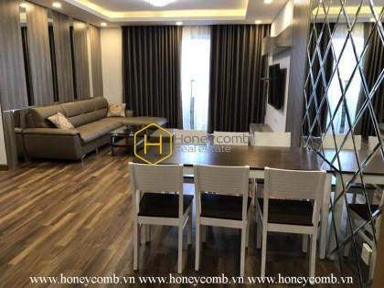 Perfect interior with a 3-bedroom apartment in Vista Verde for rent