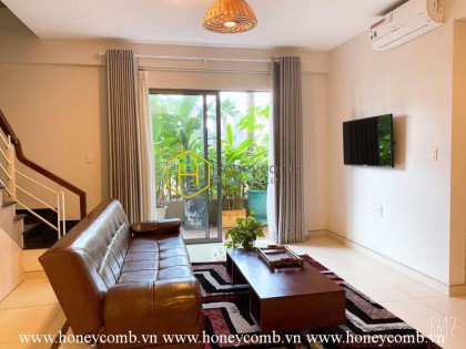 Duplex 2 bedrooms apartment with nice view in Masteri Thao Dien