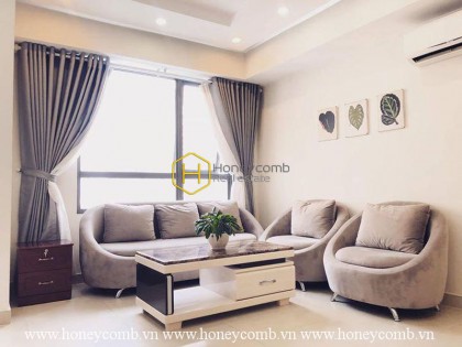 Căn hộ 2 phòng ngủ đầy đủ nội thất với thiết kế màu sắc mát mẻ tại Masteri Thảo Điền cho thuê