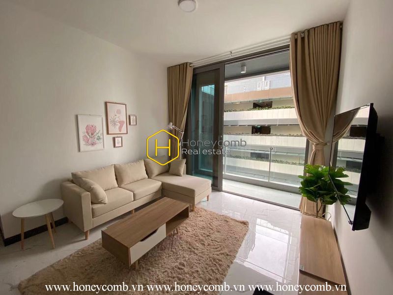 Phong cách hiện đại kết hợp với những gam màu tự nhiên trong căn hộ của  Empire City