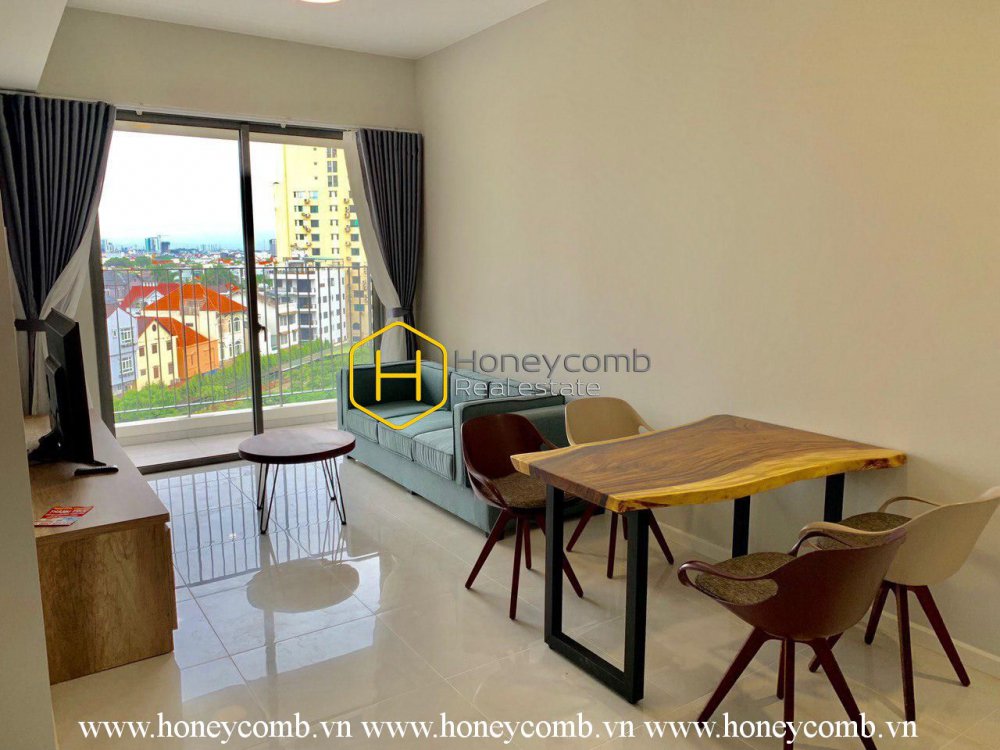 The rustic 2 bed-apartment with country style at Masteri An Phu