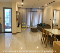 A Vinhomes Central Park apartment for rent with abstract modern furniture