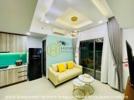 Simple 2 bedrooms apartment with high floor in Masteri Thao Dien