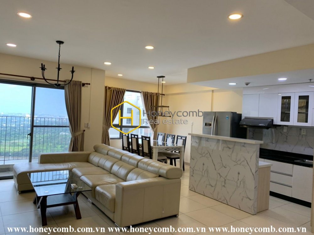 Căn hộ hoàn toàn mới với sắc trắng trẻ trung hiện đang cho thuê tại Masteri Thao Dien