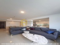 Spacious 3 beds apartment with new furniture in City Garden