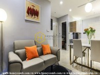 Enchanting apartment for rent in Vinhomes Golden River with modern interiors and river view