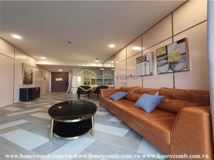 The beauty of this apartment for rent in Metropole Thu Thiem will stick in your mind
