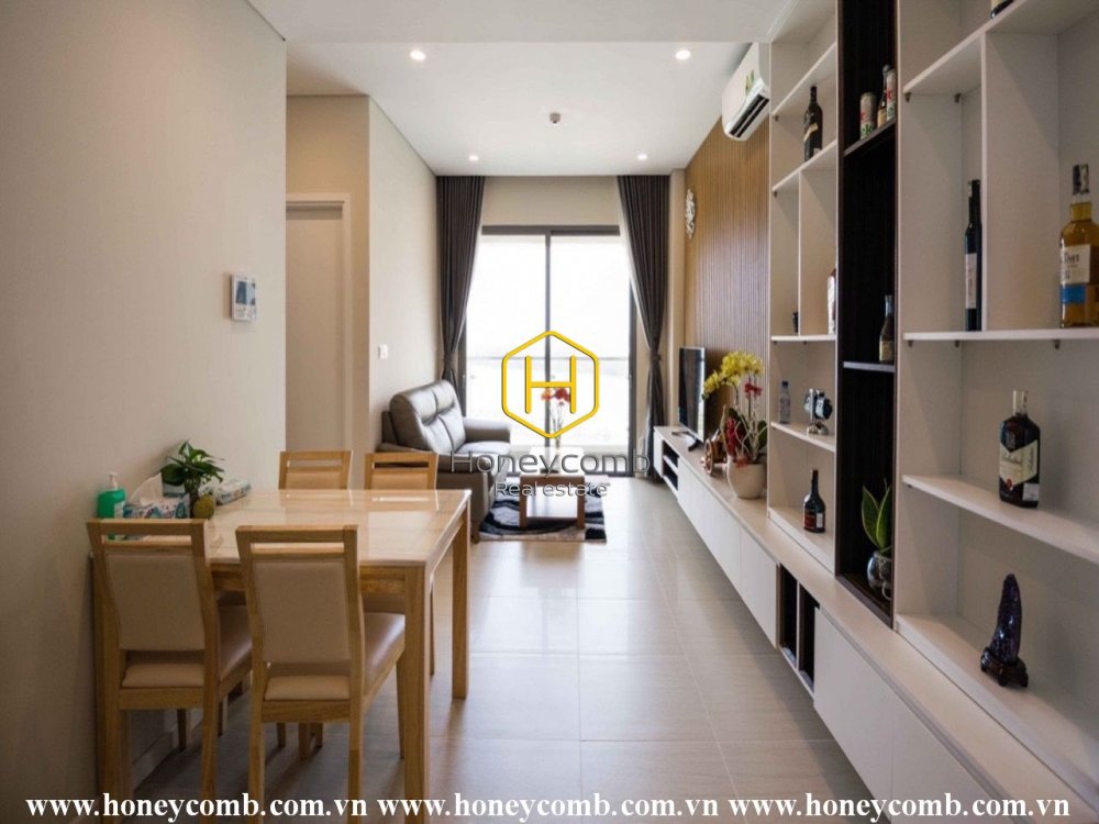 Diamond Island apartment: a sophisticated design in peaceful green