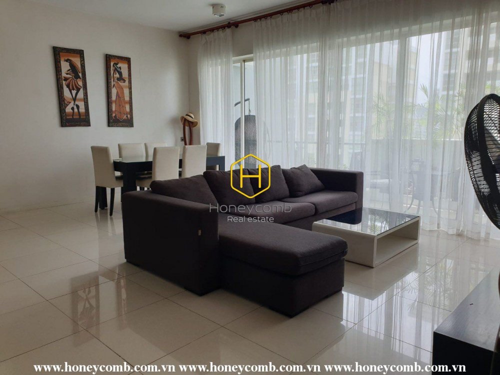 Căn hộ đầy đủ nội thất tiêu chuẩn ở Estella cho thuê