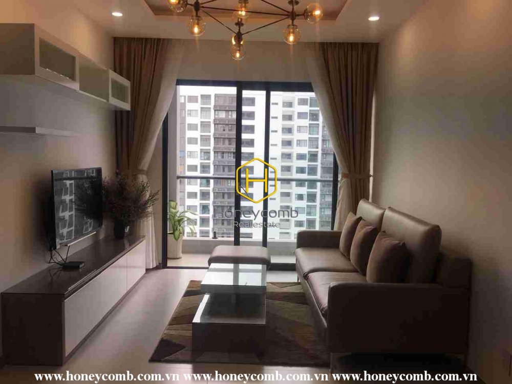 Căn hộ 2 phòng ngủ với phong cách độc đáo cho thuê tại New City Thủ Thiêm