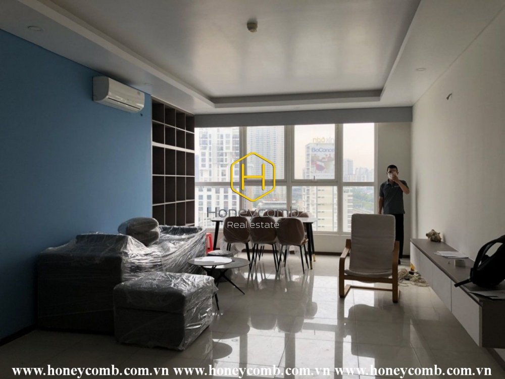 Căn hộ đẹp với nội thất mộc mạc cho thuê ở Thao Dien Pearl