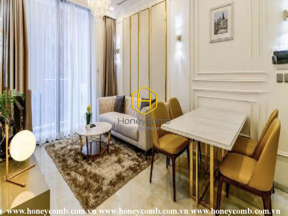 Thiết kế ấn tượng với chất thơ mộng chắc chắn là ngôi nhà trong mơ của bạn! Căn hộ đáng yêu cho thuê tại Vinhomes Golden River