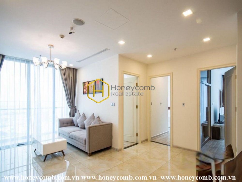 Căn hộ cao cấp tại Vinhomes Golden River với tông màu trang nhã