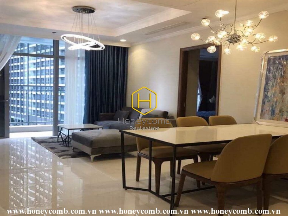 Phong cách đặc biệt với căn hộ 3 phòng ngủ tại Vinhomes Central Park cho thuê