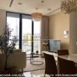 Stunning apartment with gentle floral design apartment for rent in Vinhomes Golden River
