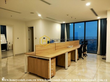 A fabulous apartment with classical design and elegant wooden furniture in Vinhomes Golden River