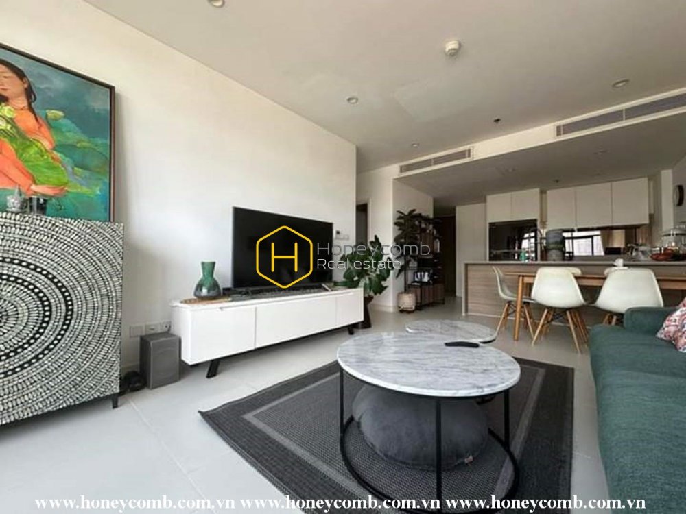 Căn hộ 1 phòng ngủ với thiết kế hoàn thiện cho thuê tại City Garden