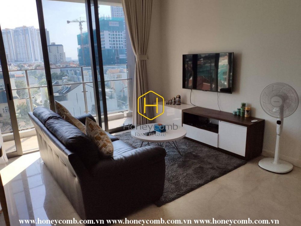 Căn hộ thiết kế tối giản theo phong cách retro cho thuê tại The Nassim Thảo Điền