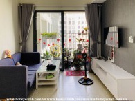 Căn hộ 2 phòng ngủ đơn giản ở tầng cao tại Masteri Thảo Điền cho thuê