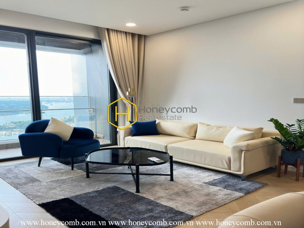Bạn sẽ cảm thấy thu hút bởi căn hộ phong cách tối giản ở Lumiere Riverside