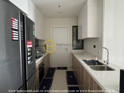 Beautiful light-filled apartment with no furniture is available now in Q2 THAO DIEN