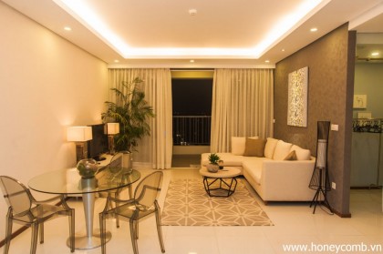 Big balcony 2 bedrooms apartment for rent in Thao Dien Pearl
