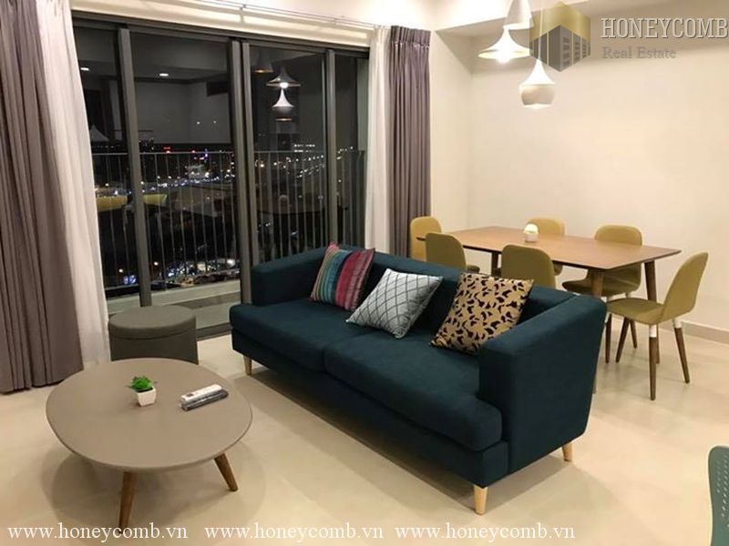 Căn hộ 2 phòng ngủ Masteri Thảo Điền cho thuê, thiết kế nội thất kiểu Phương Tây