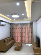 Căn hộ 2 phòng ngủ nội thất đơn giản cho thuê ở Masteri Thảo Điền