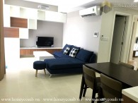 Two beds apartment river view in Masteri for rent